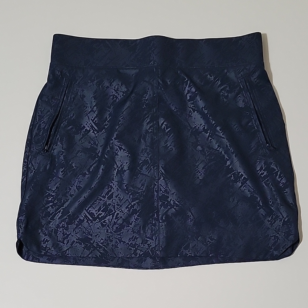 ORVIS Skort, Navy Blue Textured, Size S